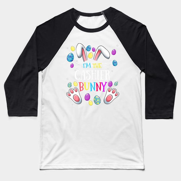 I'm The Cashier Bunny Baseball T-Shirt by FogHaland86